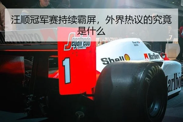 汪顺冠军赛持续霸屏，外界热议的究竟是什么